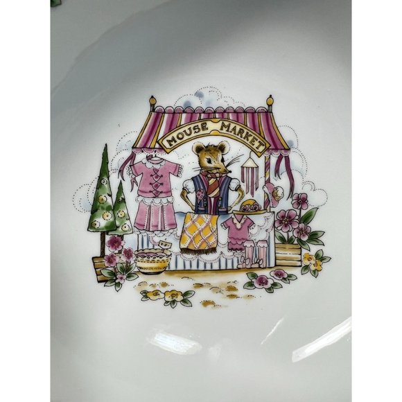 Hammersley Bone China Maisie Mouse 3 Piece Child's Set Cup Bowl Plate England - Picture 5 of 10